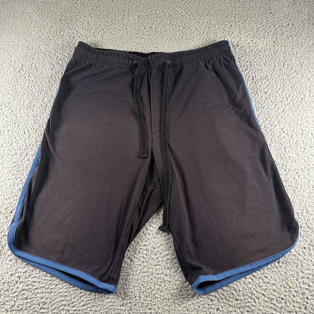James Perse Yosemite Sweat Shorts Mens M Blue Performance Drawstring Pockets